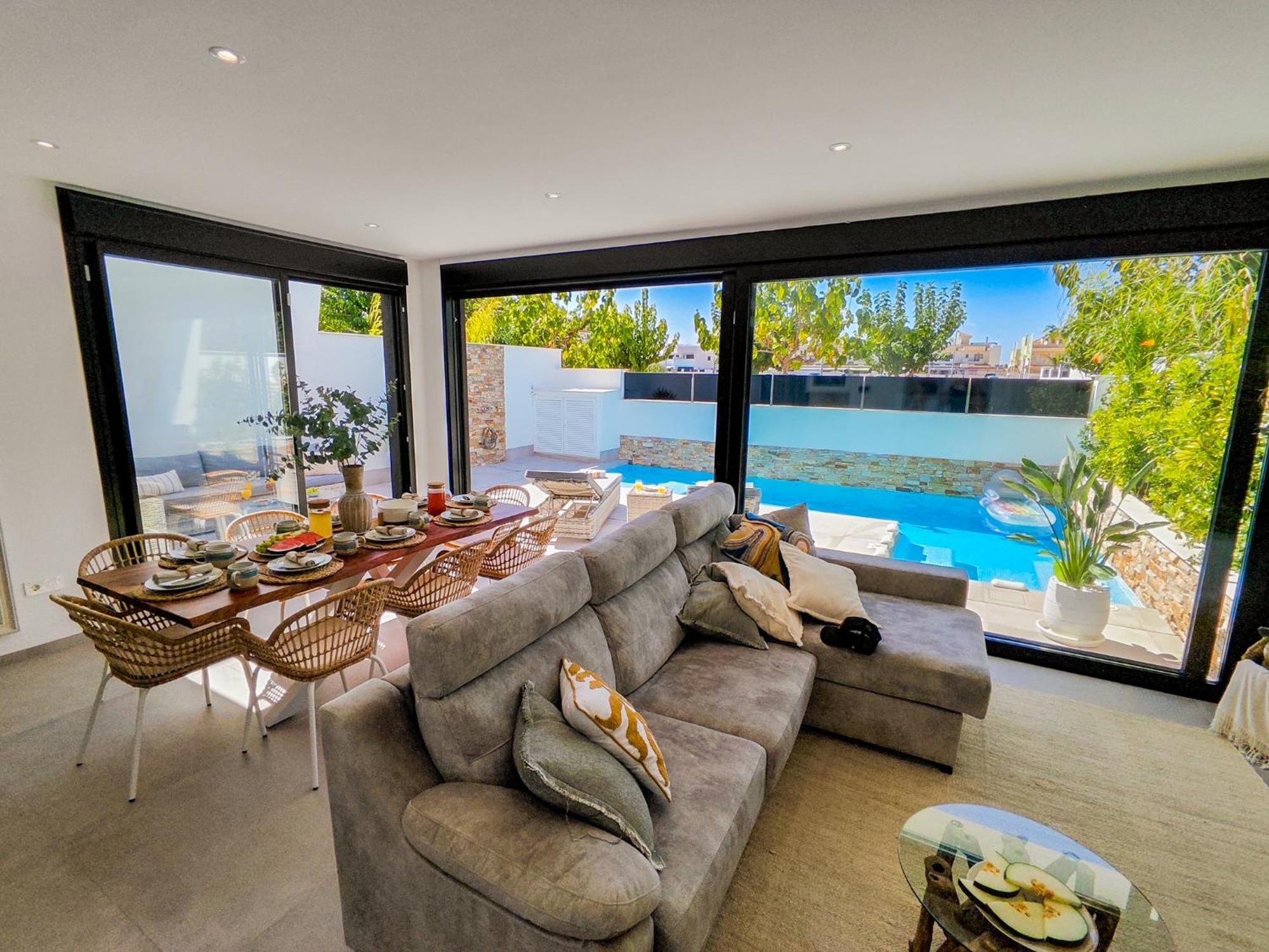 Villa Murcia - Private Heated Pool & Jacuzzi Santiago De La Ribera Eksteriør bilde