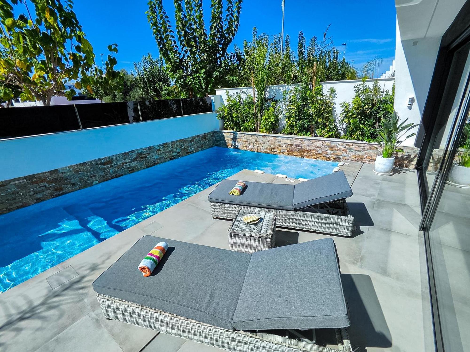 Villa Murcia - Private Heated Pool & Jacuzzi Santiago De La Ribera Eksteriør bilde